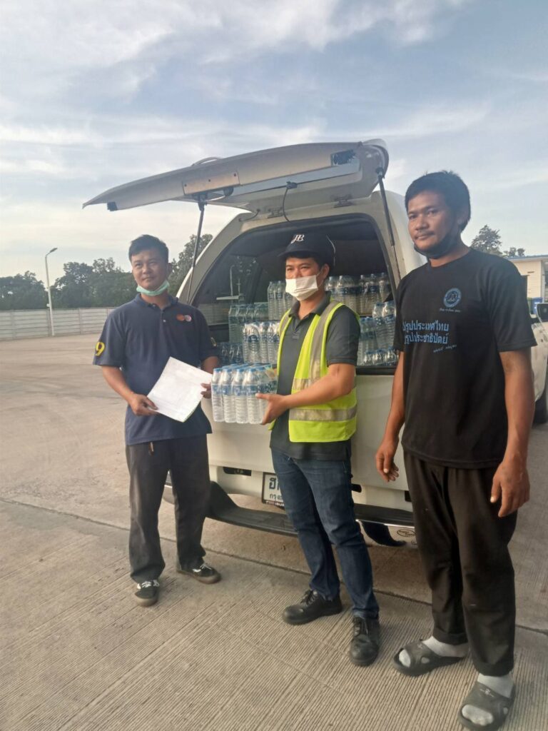 ไพรม์ บริจาคน้ำดื่มให้กับ ขนส่งขอนแก่น สาขาบ้านไผ่